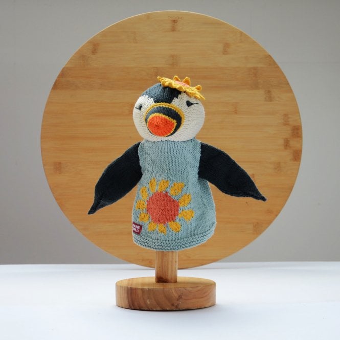 Chunki Chilli Puffin Organic Cotton Hand Puppet