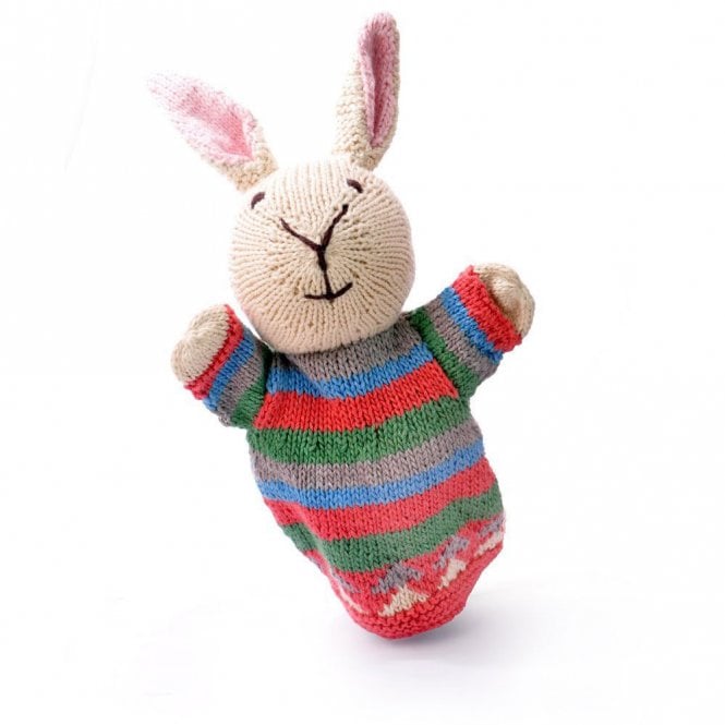 Chunki Chilli Rabbit Organic Cotton Hand Puppet