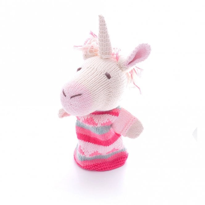 Chunki Chilli Unicorn Organic Cotton Hand Puppet
