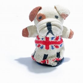 Union Jack Bulldog Organic Cotton Hand Puppet