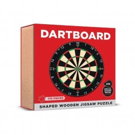 Dartboard Shaped Wooden Jigsaw Puzzle