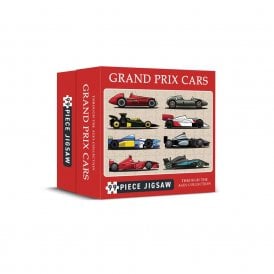 Grand Prix Cars 99 Piece Mini Jigsaw Puzzle