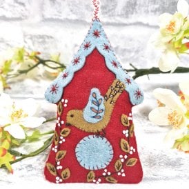 Folk Birdhouse Felt Mini Craft Kit