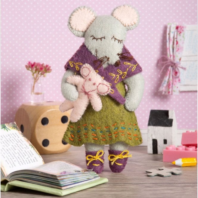 Corinne Lapierre Little Miss Mouse Felt Craft Kit