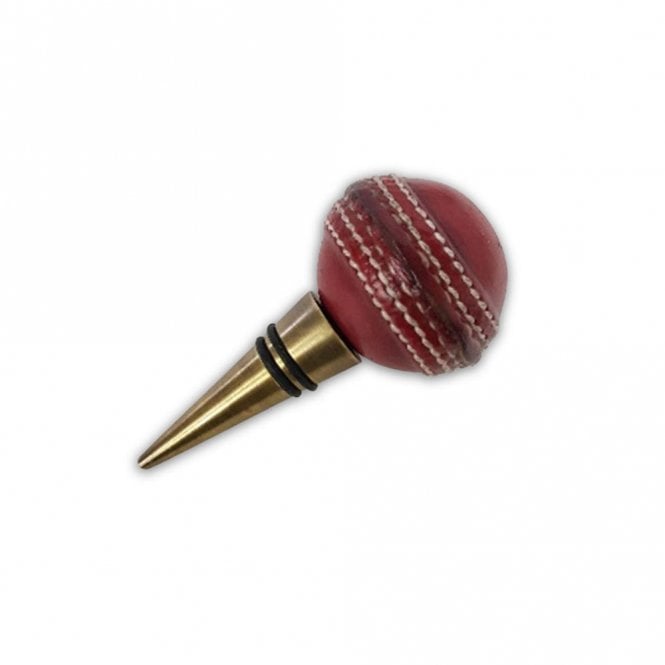 Culinary Concepts Leather Cricket Ball Bottle Stopper