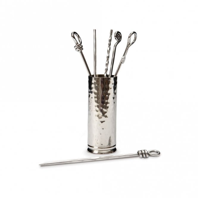 Culinary Concepts Set of 6 Mixed Olive Picks & Holder