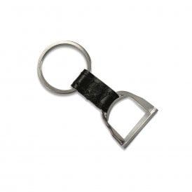 Stirrup Keyring with Leather Detail