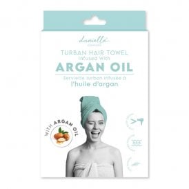 Argan Oil Infused Turban Hair Towel