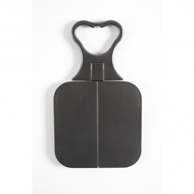 Danielle Creations Black Three Way Folding Travel Mirror