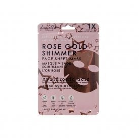 Rose Gold Shimmer Face Sheet Mask