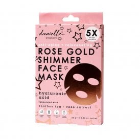 Rose Gold Shimmer Face Sheet Masks