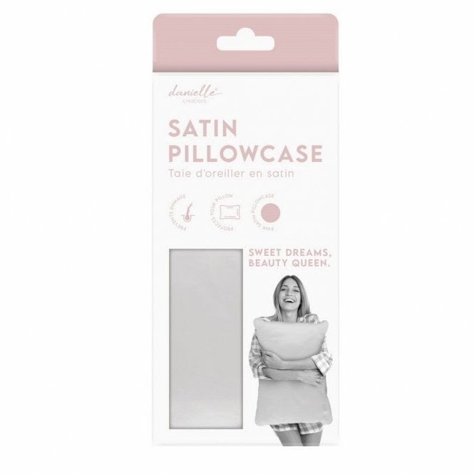 Danielle Creations Simply Slouch White Satin Pillowcase