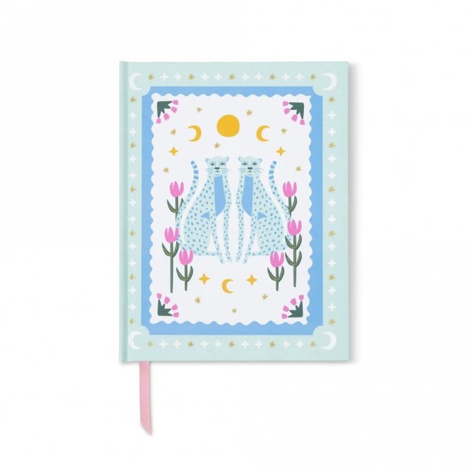 DesignWorks Ink A Dopo Blue Cheetahs Journal