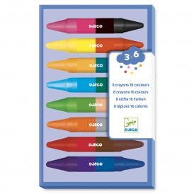 8 Double-Ended Crayons