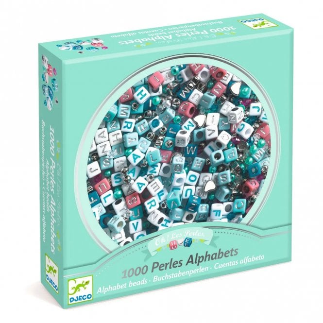 Djeco Alphabet Beads Bracelet Kit - Silver