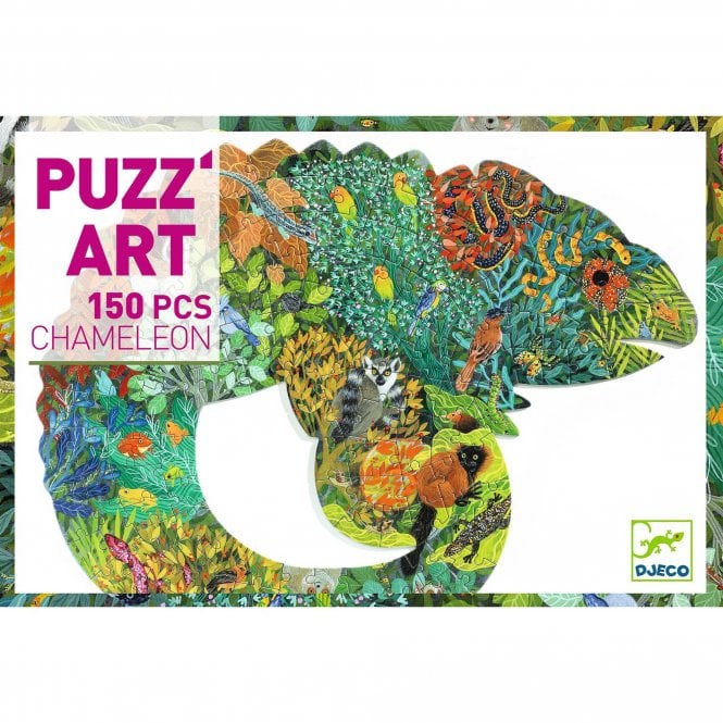Djeco Chameleon Silhouette Puzzle