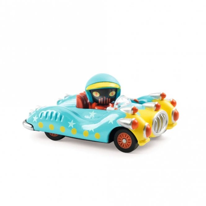 Djeco Crazy Motors - Blue Gun Toy Car