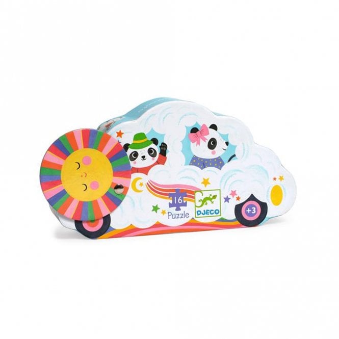 Djeco Silhouette Cloud Car Jigsaw Puzzle