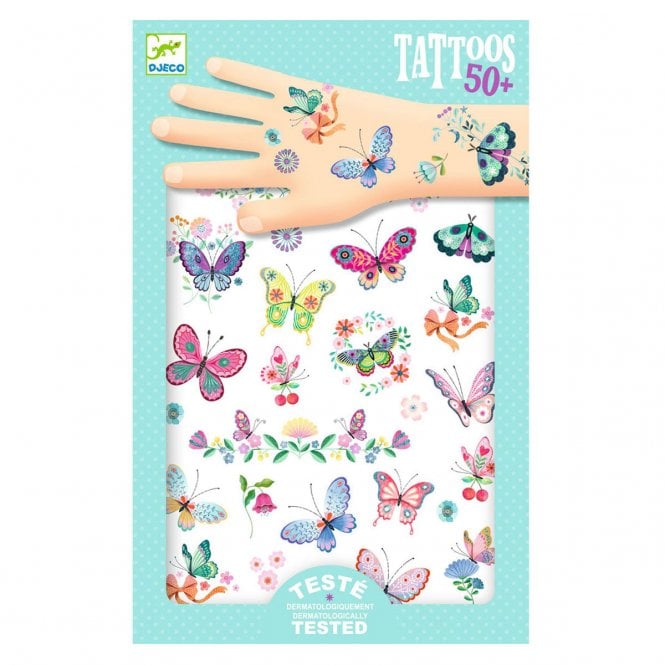 Djeco Temporary Tattoos - Dream Butterflies