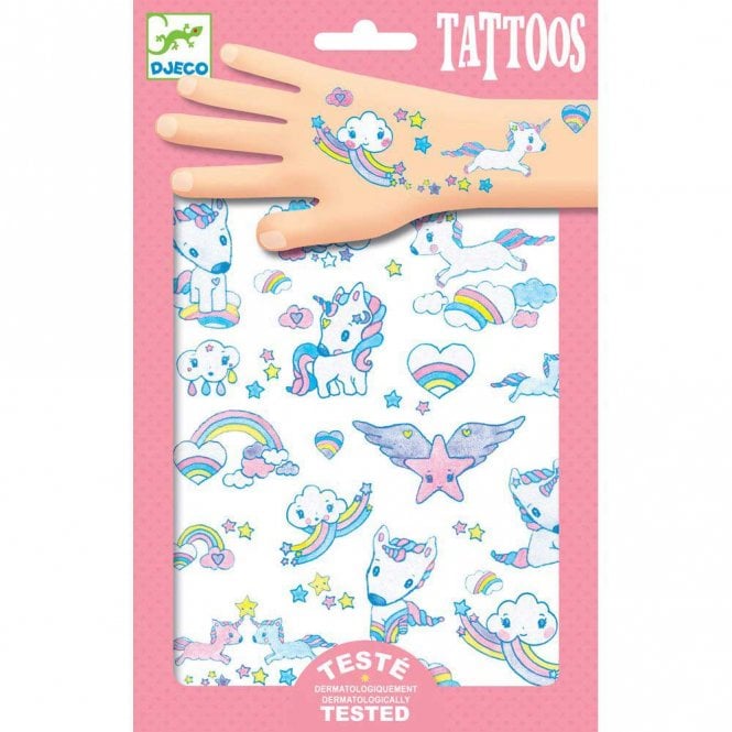 Djeco Temporary Tattoos - Unicorns