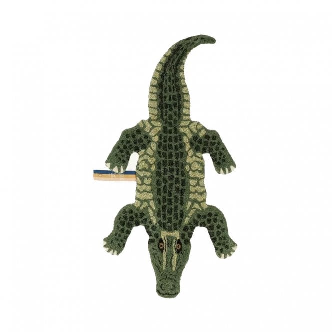 Doing Goods Coolio Crocodile Wool Rug Small