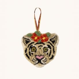 Floral White Tiger Gift Hanger