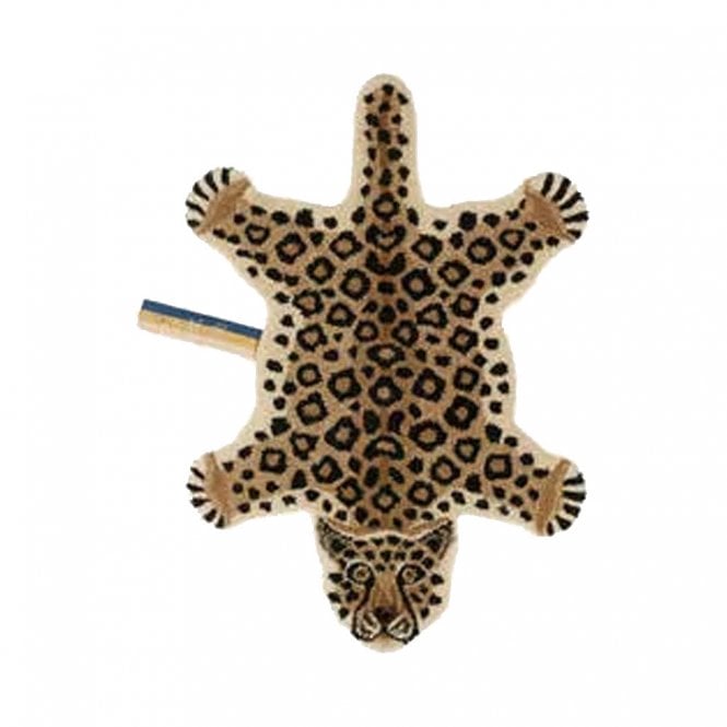 Doing Goods Loony Leopard Wool Rug Small
