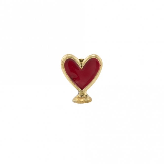 Doing Goods Pyar Heart Brass Card Holder