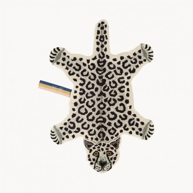 Doing Goods Snowy Leopard Small Rug