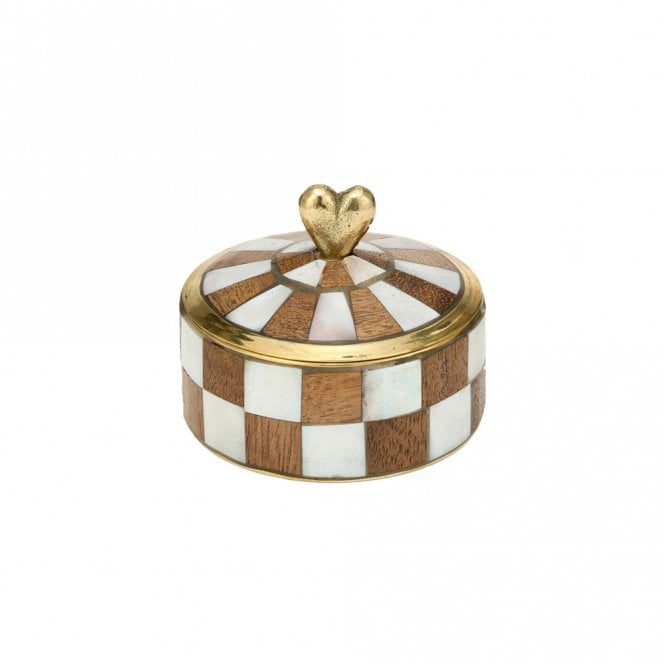 Doing Goods Woody Heart Circus Trinket Box