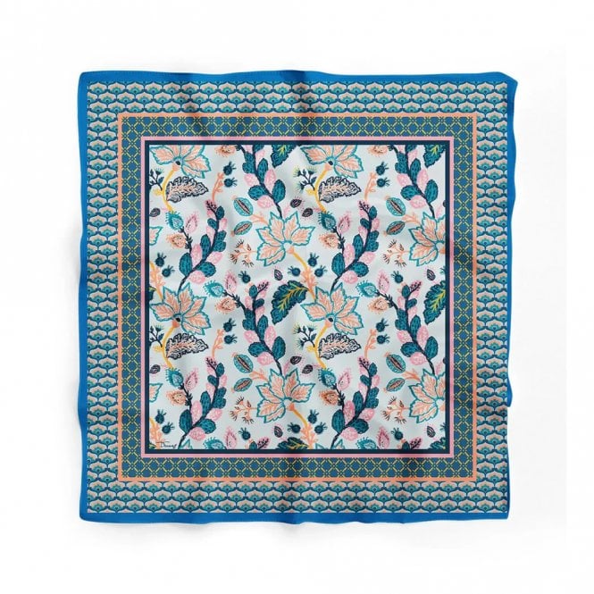 Dscarf Blue Pattern Cotton Scarf