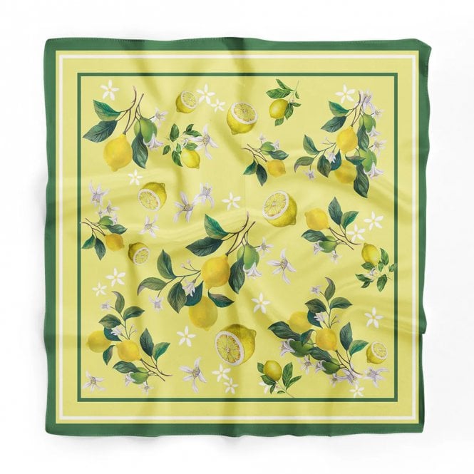 Dscarf Lemons Satin Scarf