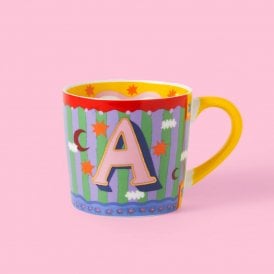 Colourful Alphabet Mug A