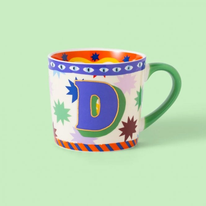 Eleanor Bowmer Colourful Alphabet Mug D