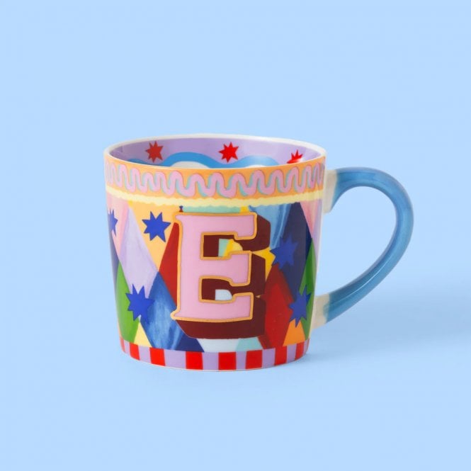 Eleanor Bowmer Colourful Alphabet Mug E