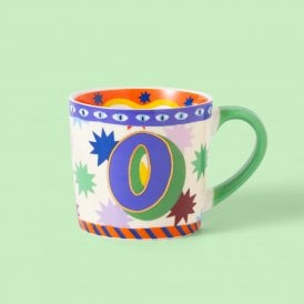Colourful Alphabet Mug O