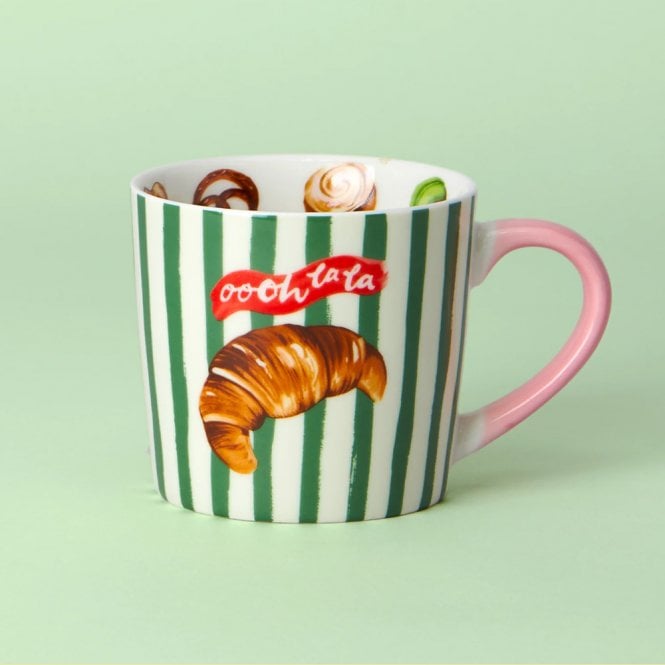 Eleanor Bowmer Oooh la la Criossant Mug