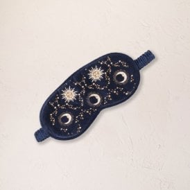Celstial Sun & Moon Eye mask - Navy