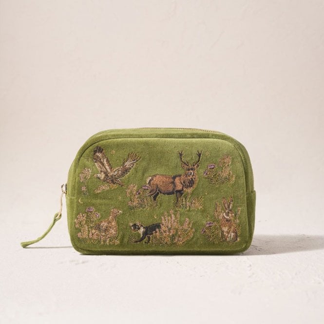 Elizabeth Scarlett Highland Romance Makeup Bag - Pistachio