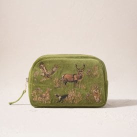 Highland Romance Makeup Bag - Pistachio
