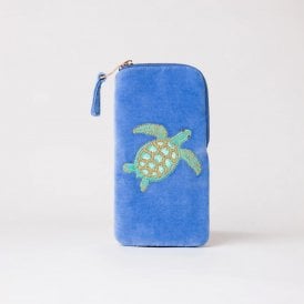 Turtle Conservation Sunglasses Case - Caribbean Blue