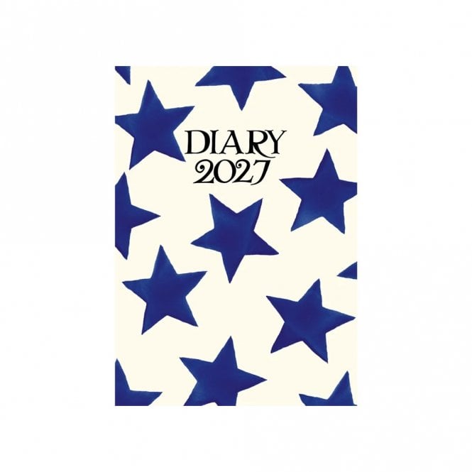 Emma Bridgewater 2027 A6 Blue Stars Diary
