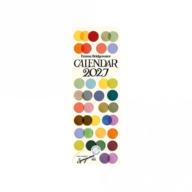 Emma Bridgewater 2027 Colour Palette Slim Calendar