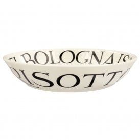 Black Toast Medium Pasta Bowl