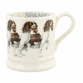 Brown and Cream Springer Spaniel Half Pint Mug