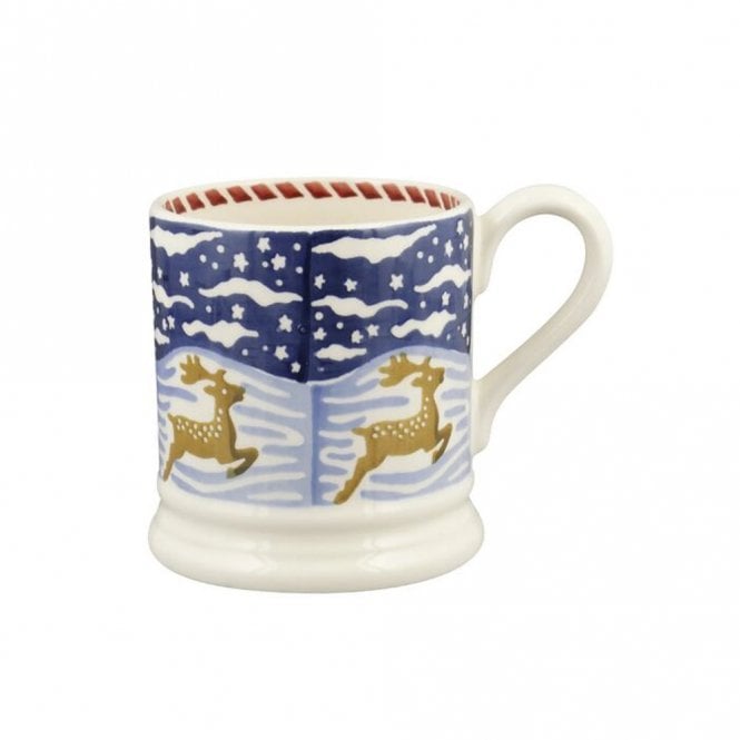 Emma Bridgewater Christmas Icons Deer Half Pint Mug