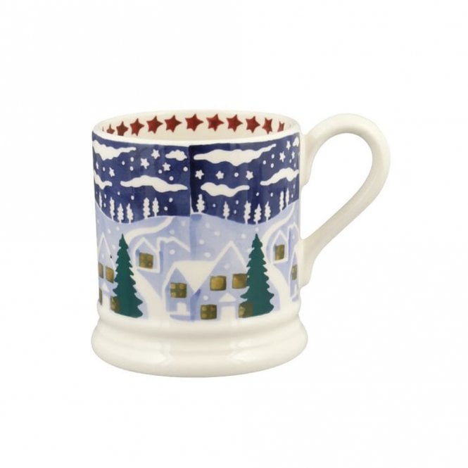 Emma Bridgewater Christmas Icons Winter Village Half Pint Mug