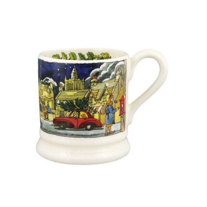 Emma Bridgewater Christmas Town and Country Half Pint Mug
