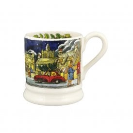 Christmas Town and Country Half Pint Mug