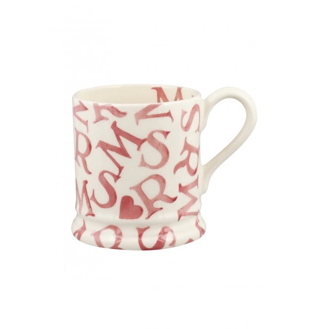 Emma Bridgewater M.R.S Pink Half Pint Mug